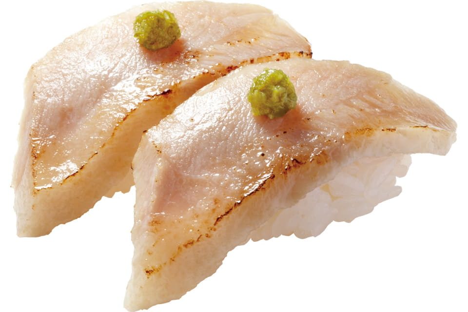 はま寿司 炙り豚とろ 柚子胡椒のせ 160円