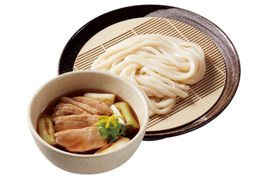 はなまるうどんの鴨せいろうどん
