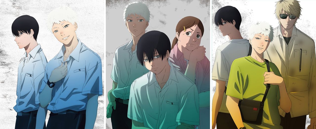 光が死んだ夏のBlu-ray&DVD第1巻から第3巻のジャケットイラスト