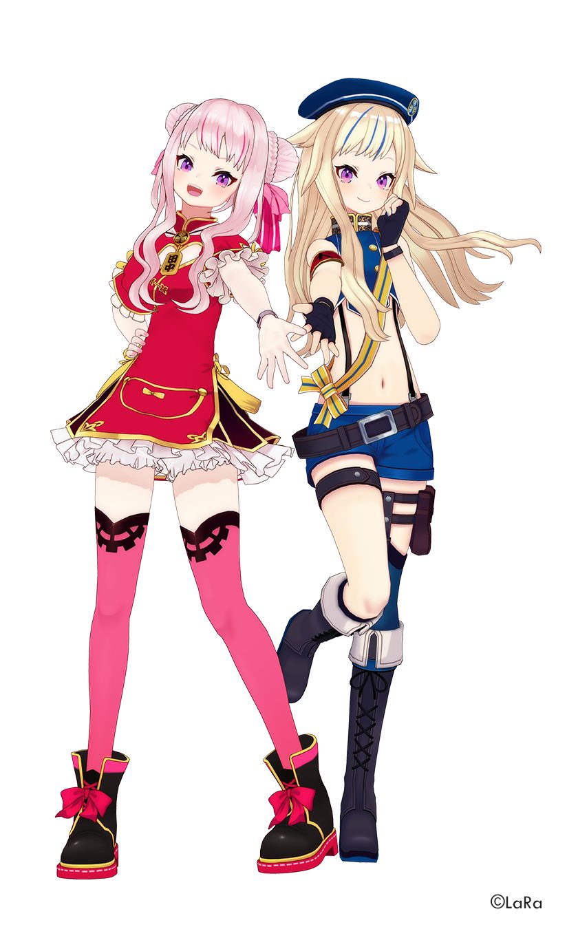 HIMEHINA 田中ヒメと鈴木ヒナのキャラクタービジュアル