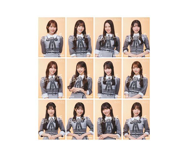 18th Single ひなた坂46 LIVE 出演メンバー12人の公式写真