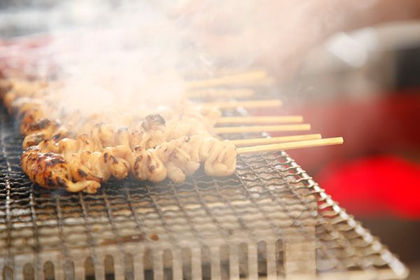 ひろしまフードフェスティバルの焼き鳥ブース 過去開催の様子