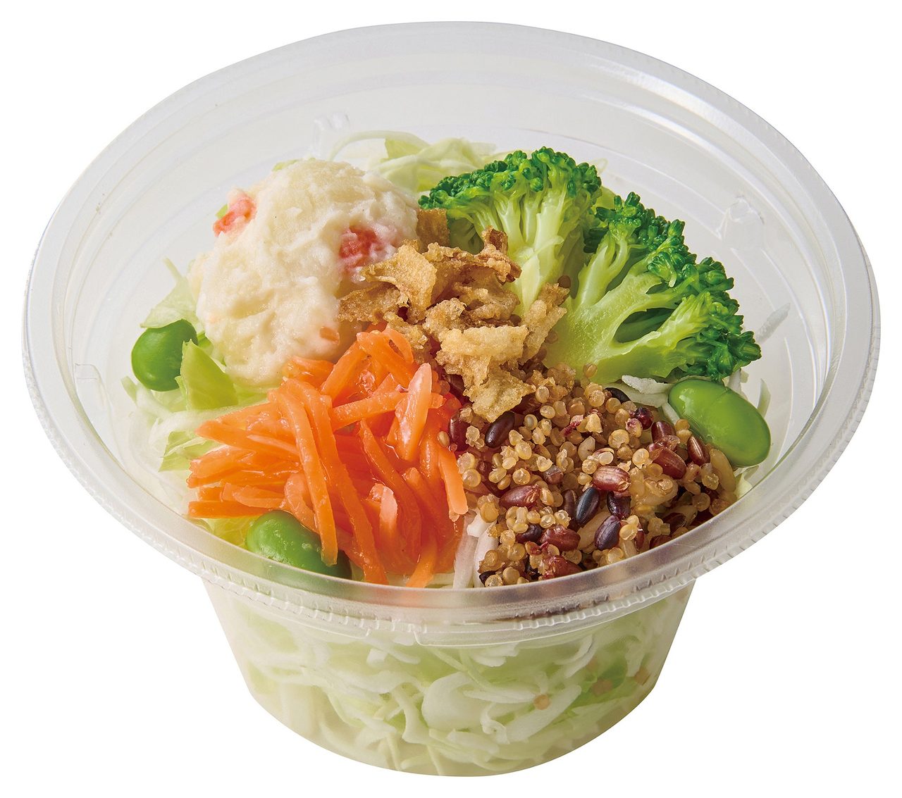 ほっともっと 食感たのしい 8種具材の彩りサラダ 税込280円
