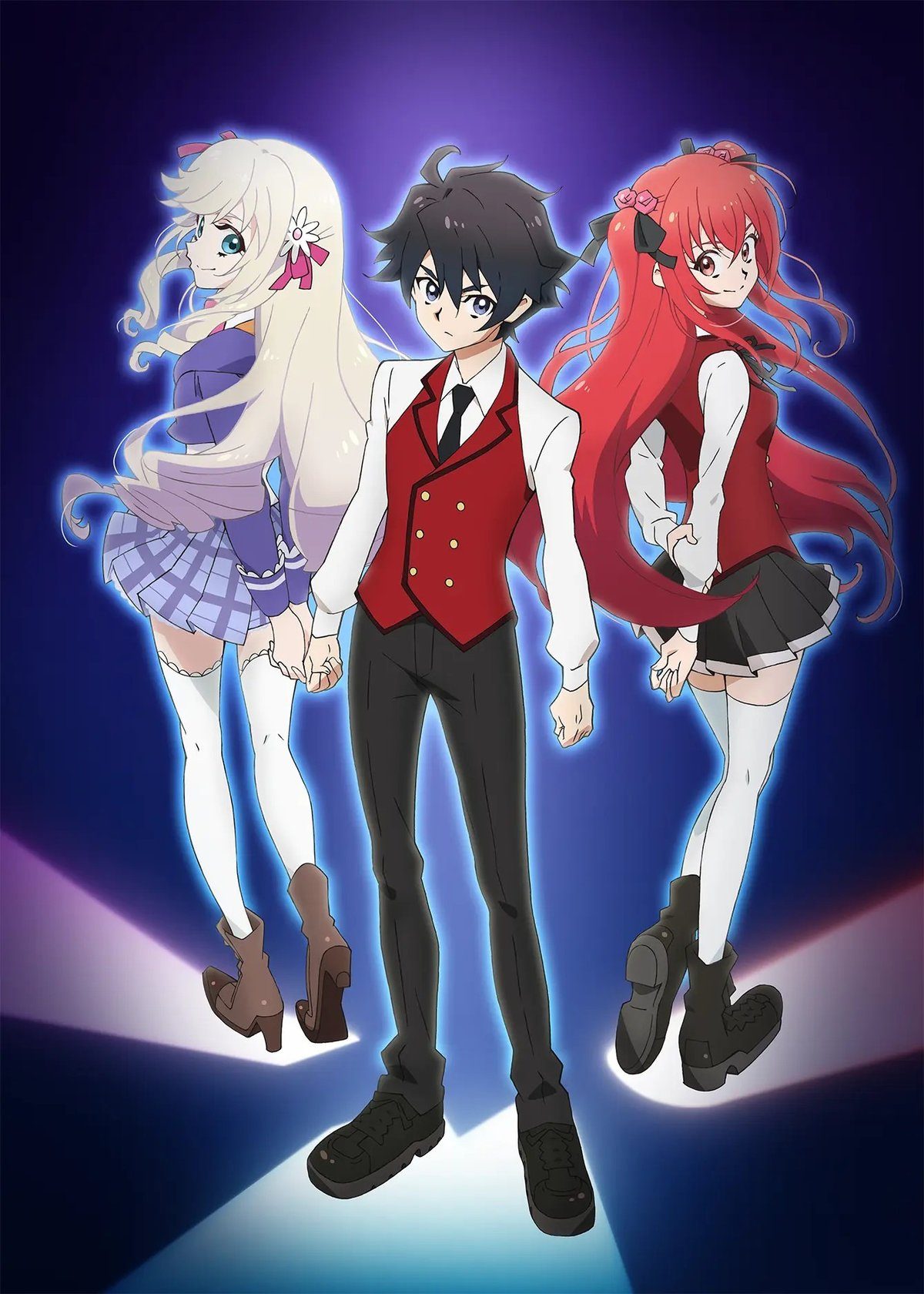 冰剣の魔術師が世界を統べるⅡ 第2期のビジュアル（レイ・アメリア・アリアーヌ）