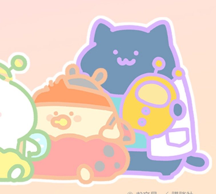 一番くじ お文具といっしょ 第6弾 右側の青いネコのキャラクター