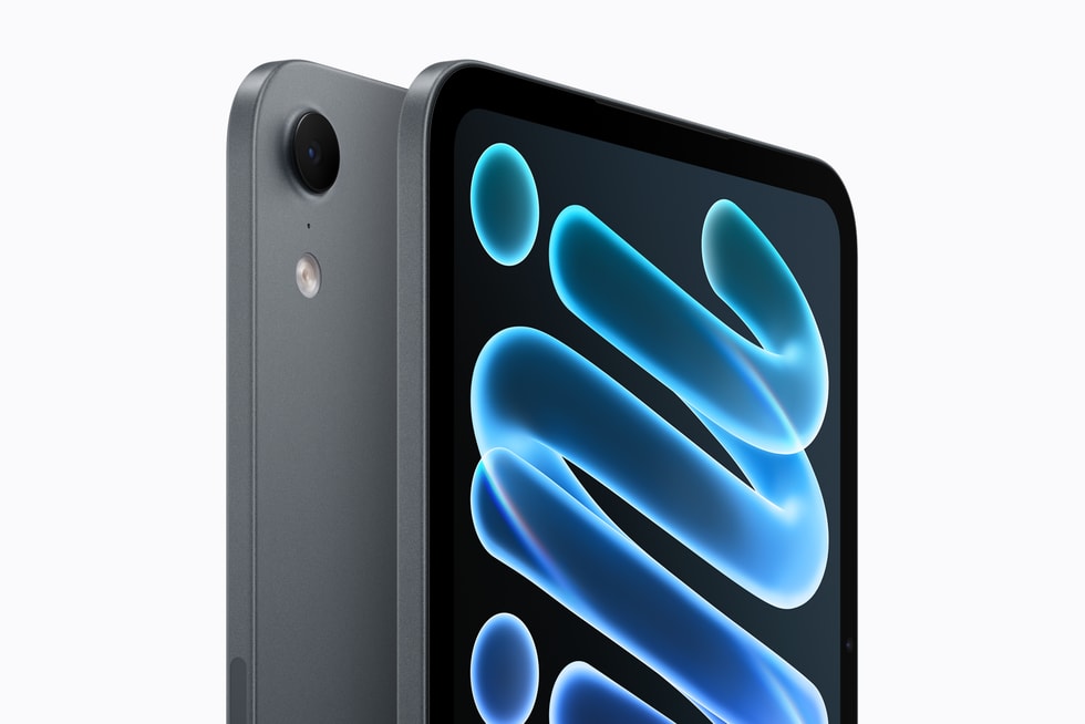 iPad mini(第8世代)ミッドナイトの背面と有機ELディスプレイ