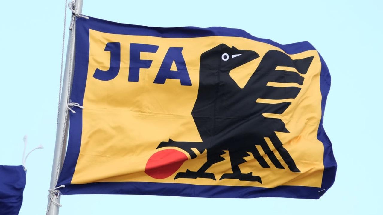 日本サッカー協会JFAの旗