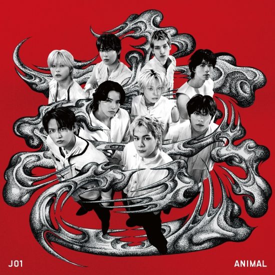 JO1 ANIMAL 通常盤C ジャケット写真 赤背景