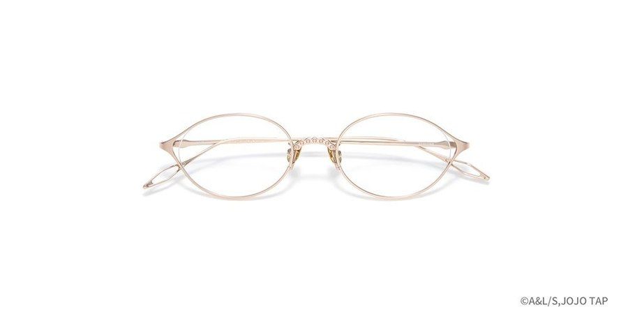 JINS×ジョジョ ジョルノ・ジョバァーナモデルのメガネ正面