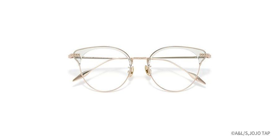 JINS×ジョジョ 空条徐倫モデルのメガネ正面