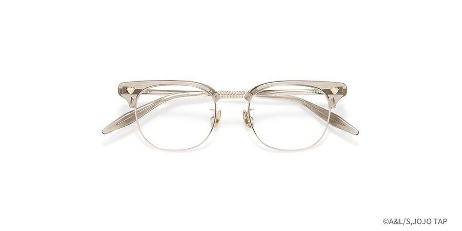 JINS×ジョジョ ジョセフ・ジョースターモデルのメガネ正面