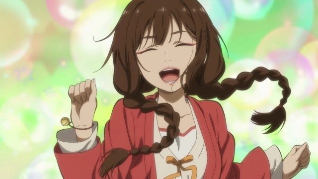桃夭の笑顔の場面カット