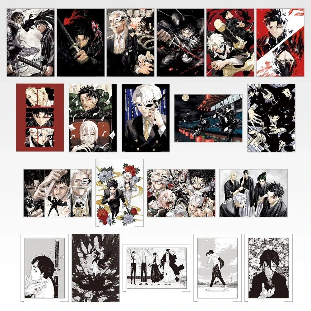 一番くじ カグラバチ F賞 クリアポスター 全20種