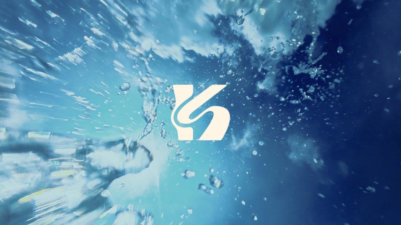 KAITOのティザー映像 水中のカットとロゴ