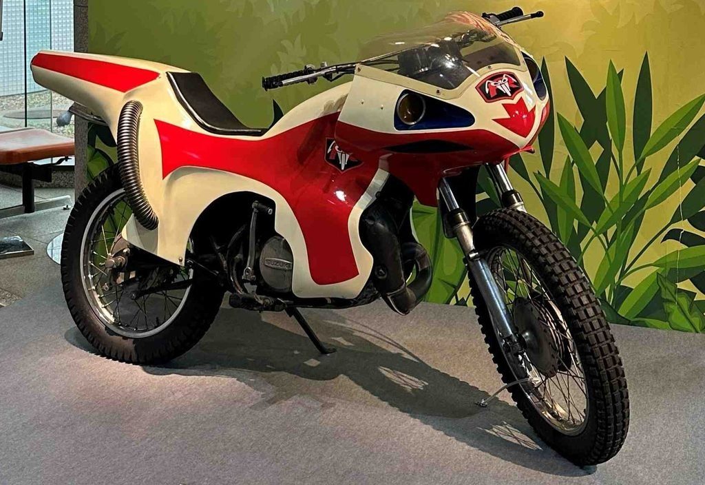 仮面ライダーのバイクの展示イメージ(参考画像)