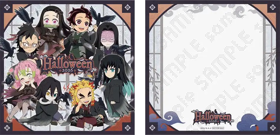 来店ノベルティのハロウィン2026スクエアカードAの絵柄