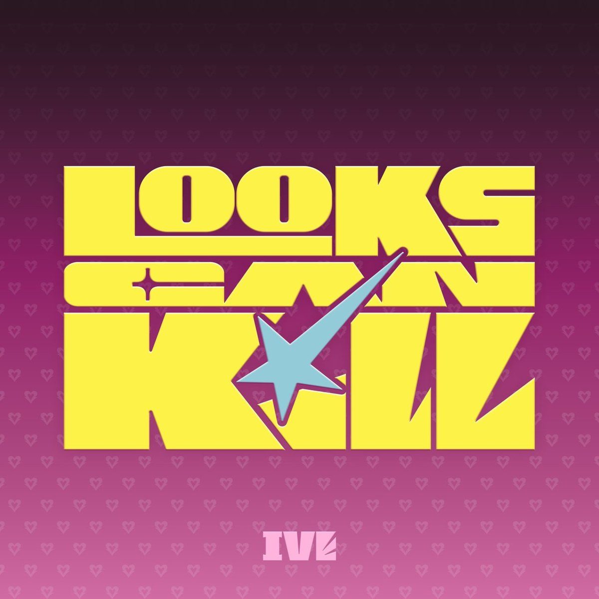 IVE ミニアルバム Looks Can Kill のロゴビジュアル