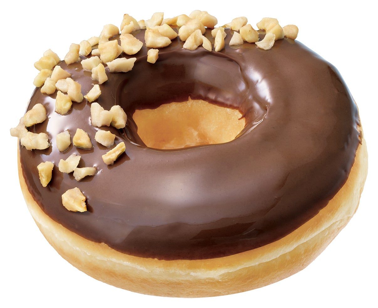 ヘーゼルナッツ with NUTELLAのドーナツ