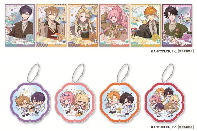 くら寿司×にじさんじ プレゼントグッズ A3クリアポスター全6種と2wayおでかけコースター全4種