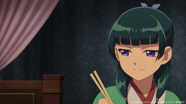 薬屋のひとりごと 第52話 箸を持って微笑む猫猫
