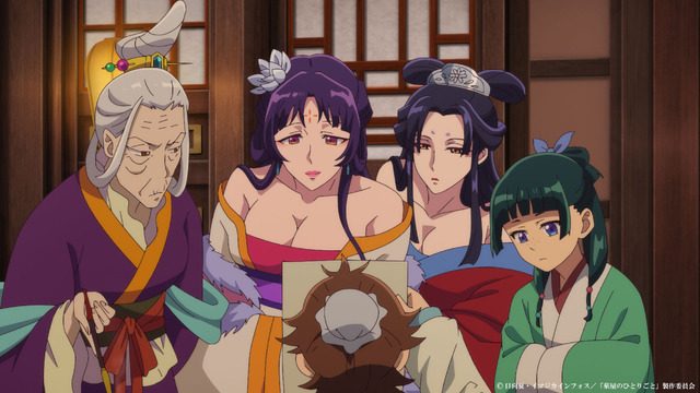 薬屋のひとりごと 第52話 登場人物が集まる場面