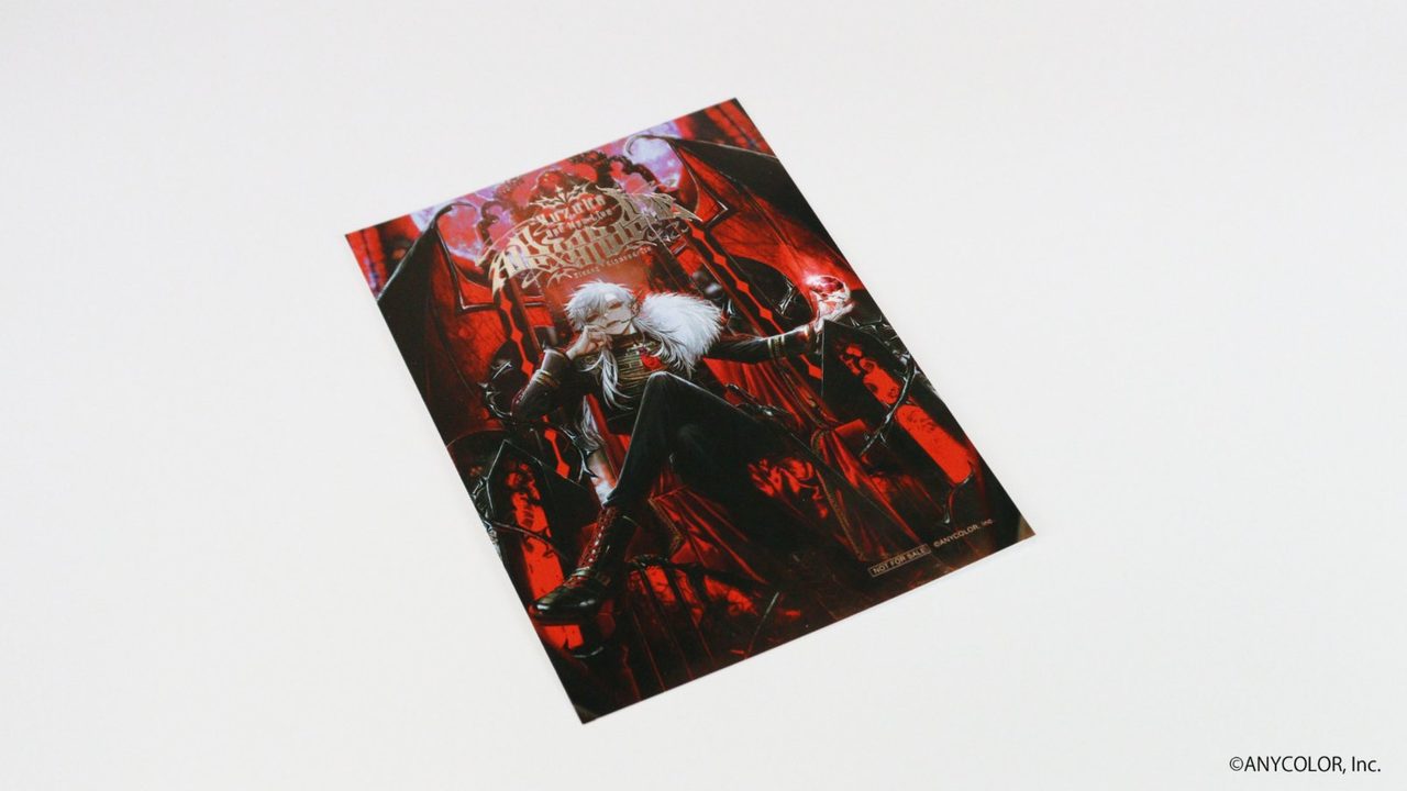 葛葉ワンマンライブ入場特典キービジュアルポストカード