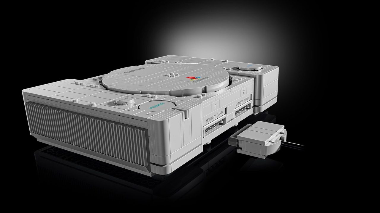 レゴ PlayStation を斜めから見たデザイン