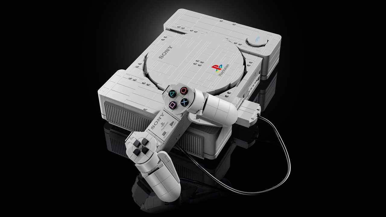 レゴ PlayStation を正面から見た完成品