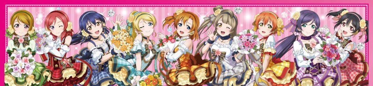 ラブライブ！シリーズ THEキャラCAFE 描き下ろしビジュアル 1段目