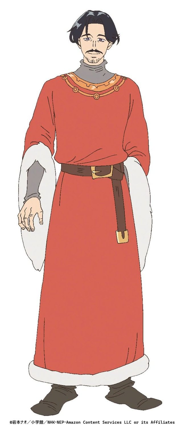 マロニエ王国の七人の騎士 宰相ヒューゴ役 興津和幸 キャラクターデザイン