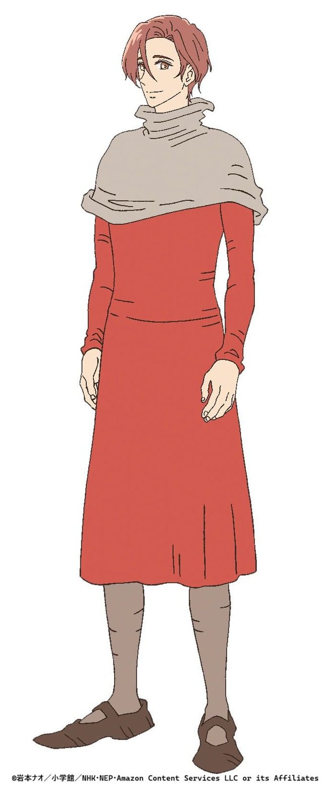 マロニエ王国の七人の騎士 ペレグリナス役 浪川大輔 キャラクターデザイン