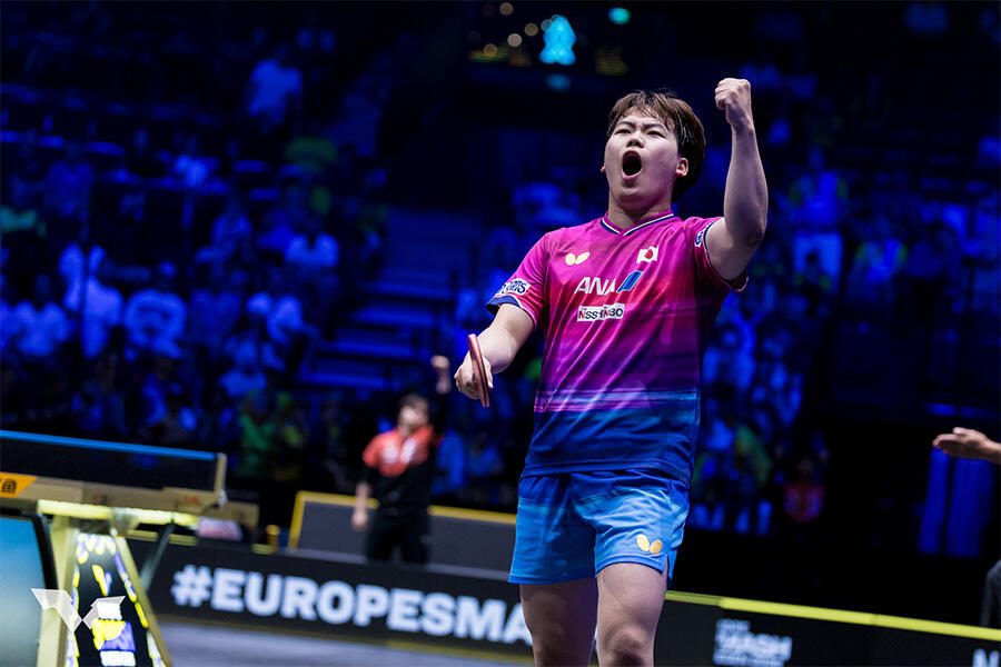 世界ランク1位になった松島輝空(提供:World Table Tennis)