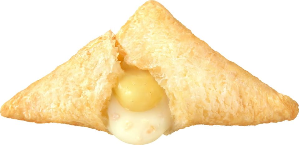 マクドナルド 三角チョコパイ ホワイトチョコ＆カスタード 中のクリーム