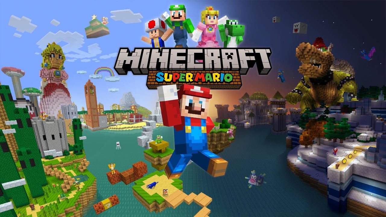 Minecraft Super Marioマッシュアップパックのビジュアル