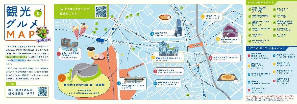 旅のしおり 東京版の観光MAP