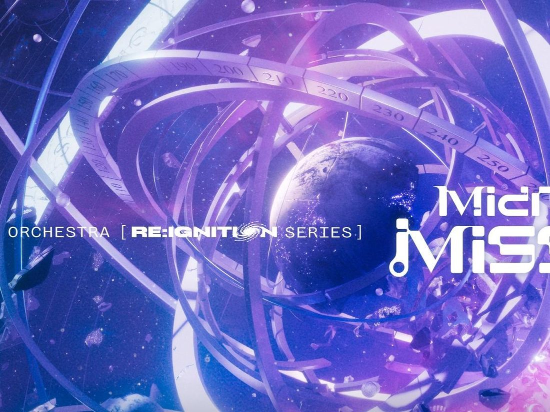 Midnight Mission 再構築公演 キービジュアル 惑星と軌道のイメージ