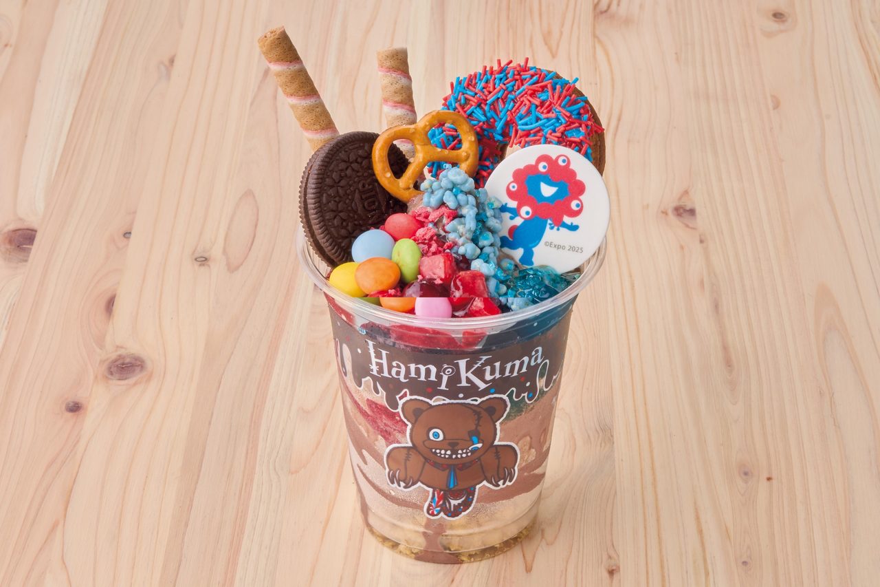 ミャクミャク&ハミクマ・チョコレート&ミックスベリーサンデー