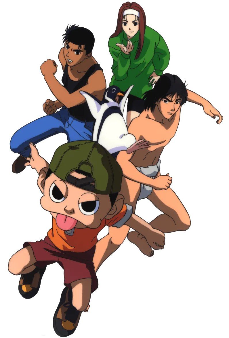忍空の主要キャラクターの集合ビジュアル