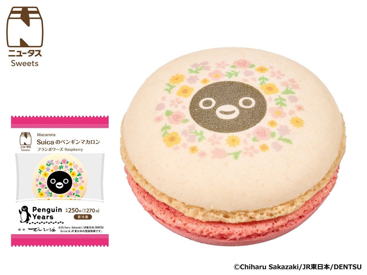 Suicaのペンギンマカロン フランボワーズ NewDays 270円