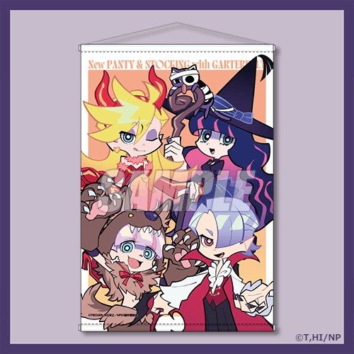 New PANTY & STOCKING ハロウィンくじA賞 B2タペストリー