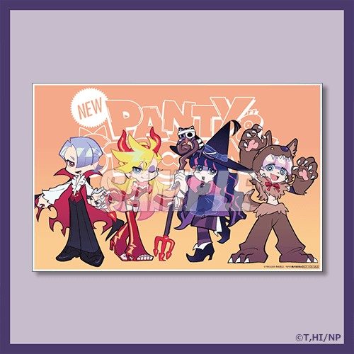 ハロウィンくじ20連セット特典のアクリルイラストパネル