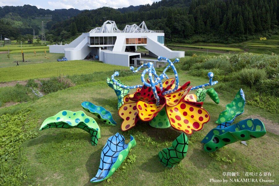 草間彌生 花咲ける妻有 大地の芸術祭 越後妻有