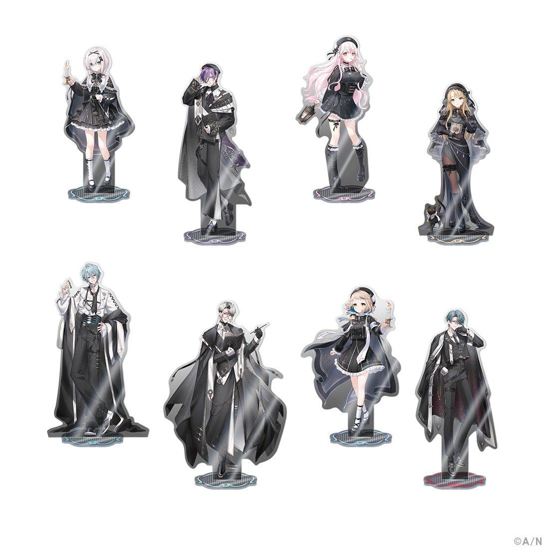 Haunted Schoolのアクリルスタンド全8種の公式商品画像