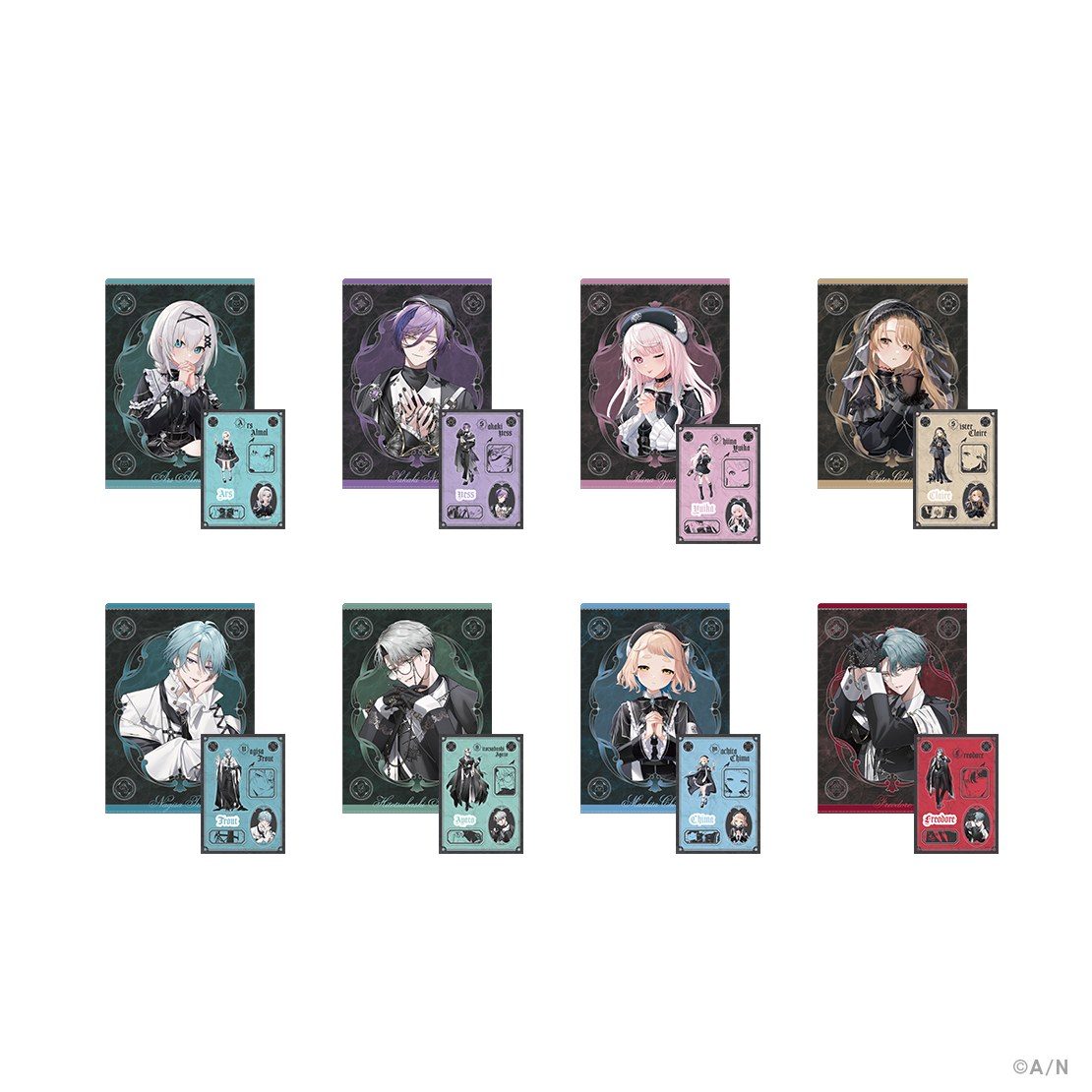 Haunted Schoolのクリアファイルとステッカーシートの公式商品画像