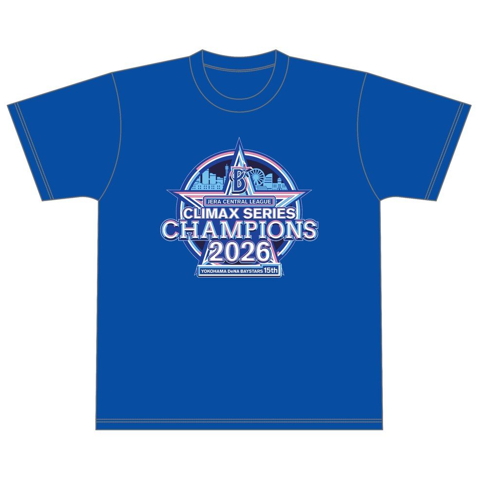 DeNA 2026 CS優勝記念Tシャツ(ブルー)