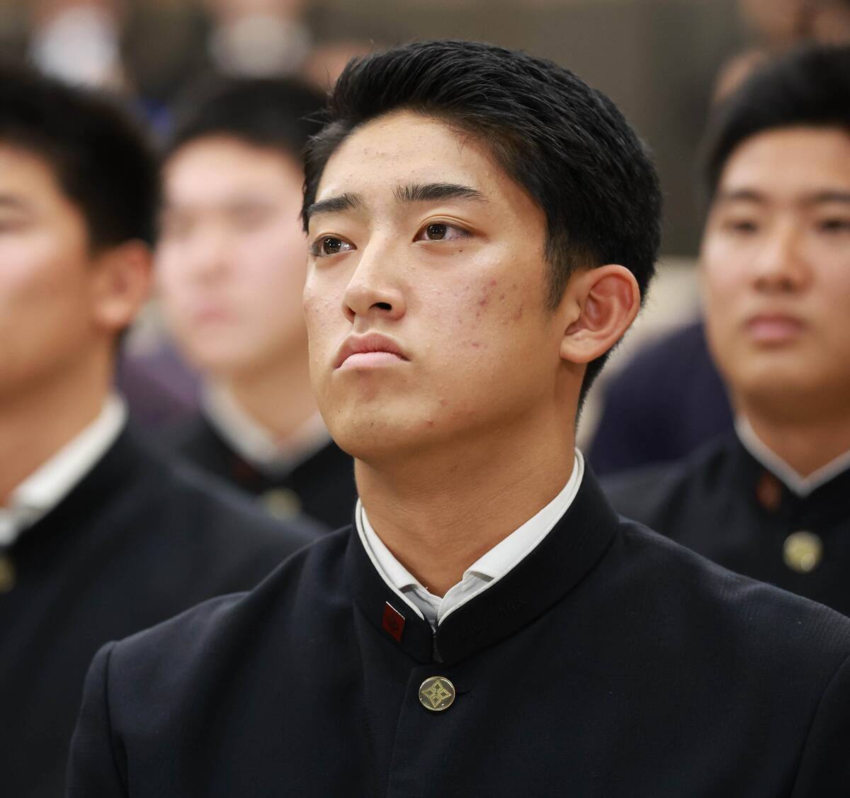 巨人から強行指名を受けた横浜高の織田翔希投手