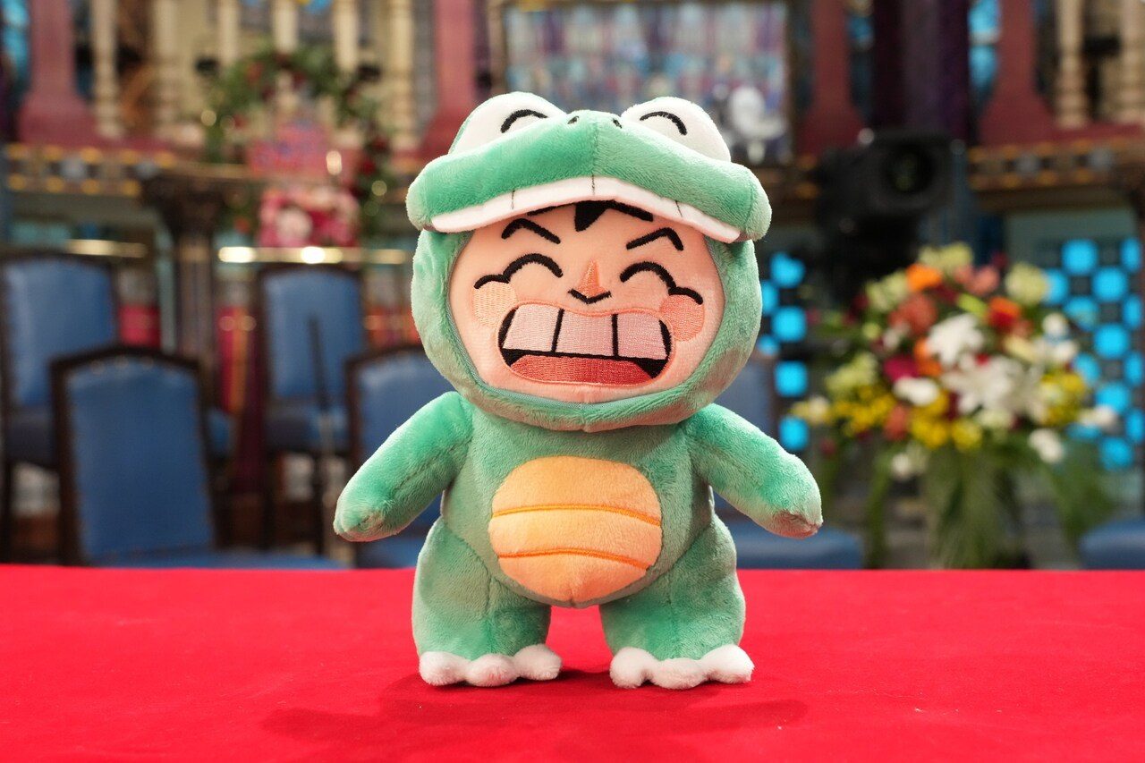 お笑い怪獣をモチーフにした踊る!さんま御殿!!のぬいぐるみ
