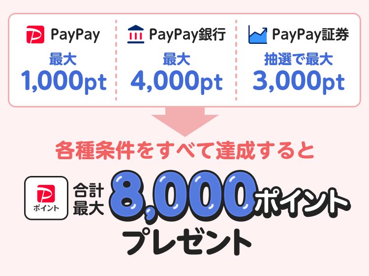 PayPayまとめてスタート 北海道12〜17歳は合計最大8,000ポイントの内訳