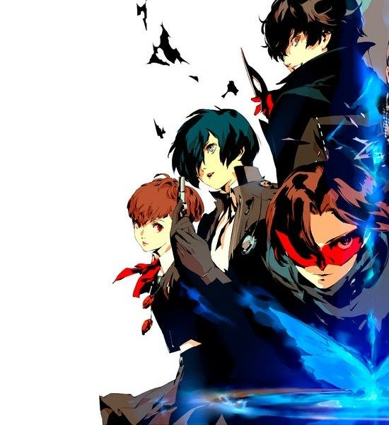 PERSONA 30th EXのキービジュアル左下。複数のキャラクターが並ぶ