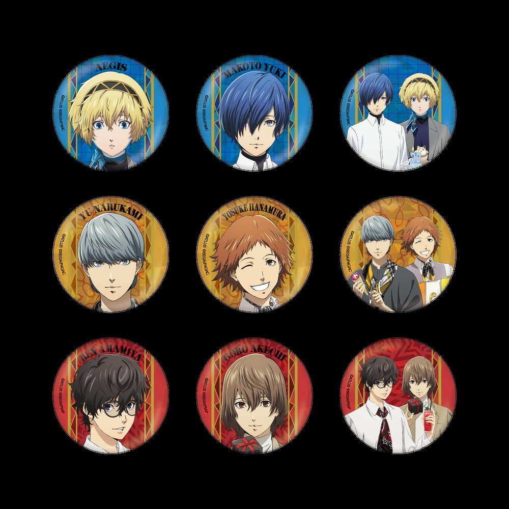ペルソナ アニメPOP UP STORE ホログラム缶バッジのイメージ